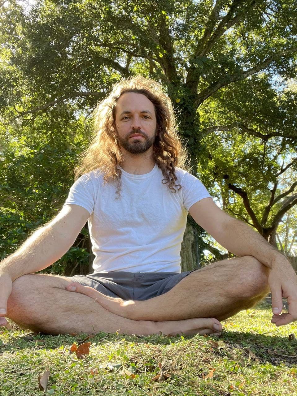 Meditation lesson with Christopher